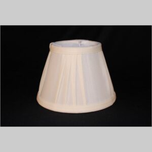 3"X6"X4" Eggshell French Pleated Chimney Shade