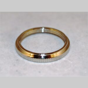 solid brass "uno ring" 1 1/4"IDx1 1/2"OD nickle finish