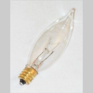25 Watt Candelabra Clear Bulb