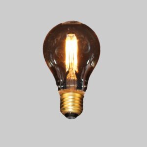 2 Watt LED Vintage A19 Amber Standard Bulb