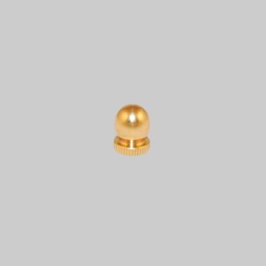 burnished & lacq knurled turned knob