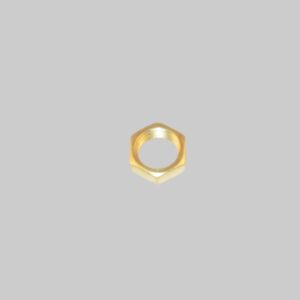 Heavy Solid Brass Locknut 1/8IP x 1/2" OD
