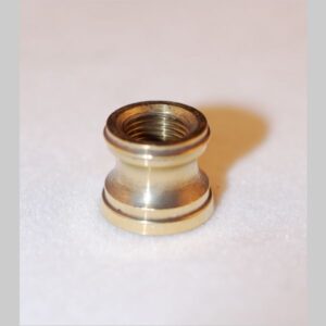 9/16" brass neck tap1/8" high polished