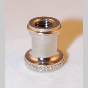 15/16" satin nicle plt brass neck tapped 1/8IP