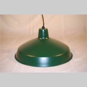 16" green warehouse fixture completely wired 18/3 SVT