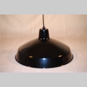 16" black warehouse fixture completely wired 18/3 SVT